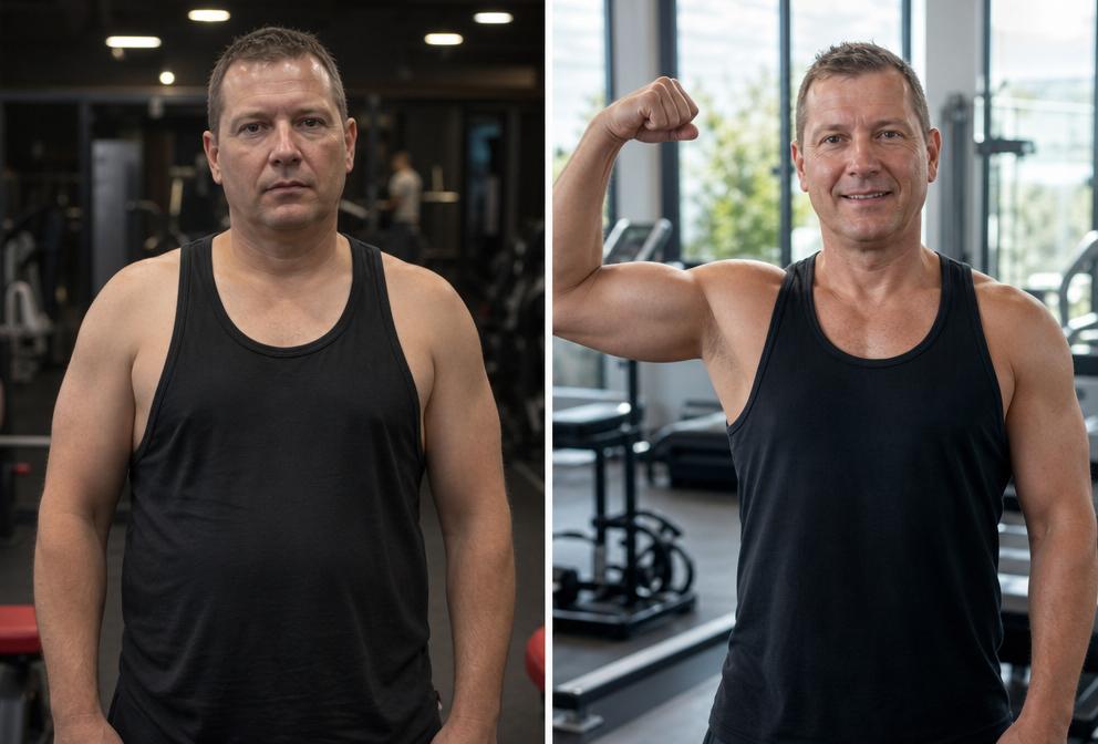 Tyler B., 45 before and after